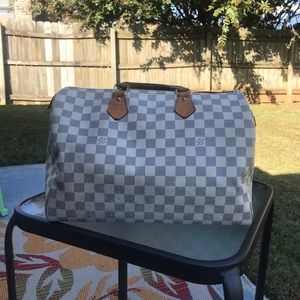 Louis Vuitton Speedy 35 Damier Azur